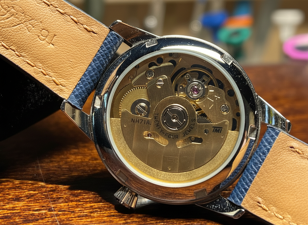 Enhanced luxury timepiece caseback 1